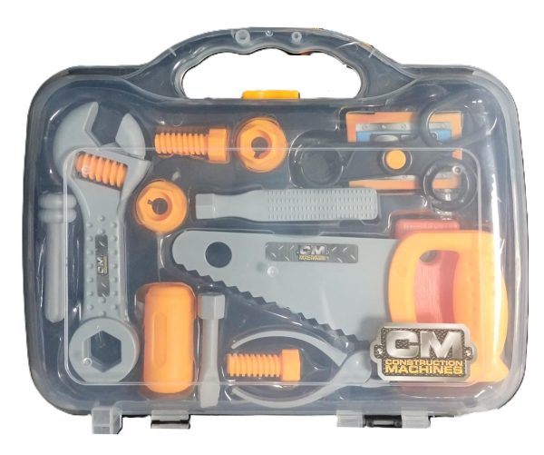 CONSTRUCTION MACHINES TOOL BOX TOY