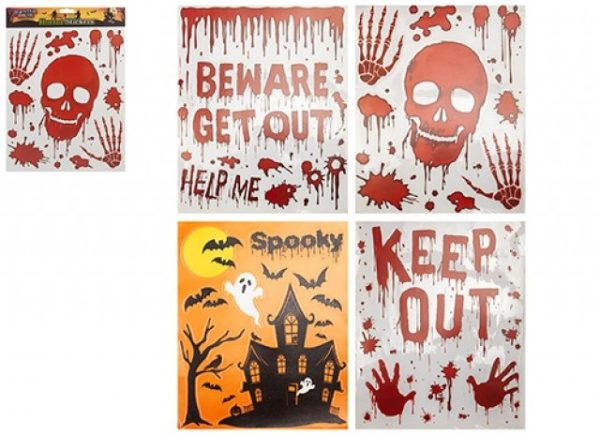 HAUNTED HOUSE ASSORTED HORRORS STICKERS