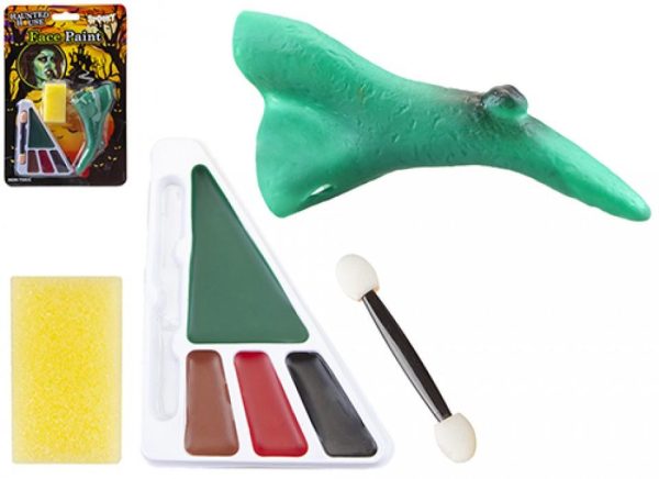 HAUNTED HOUSE WITCH MAKE UP FACE PAINT KIT