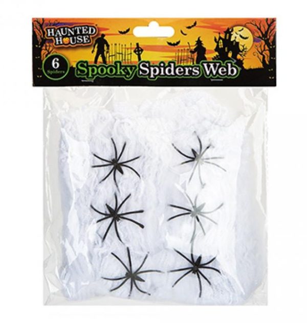 HAUNTED HOUSE JUMBO SPOOKY SPIDERS WEB