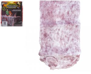 HAUNTED HOUSE BLOODY GAUZE TABLE CLOTH 160 X 215CM