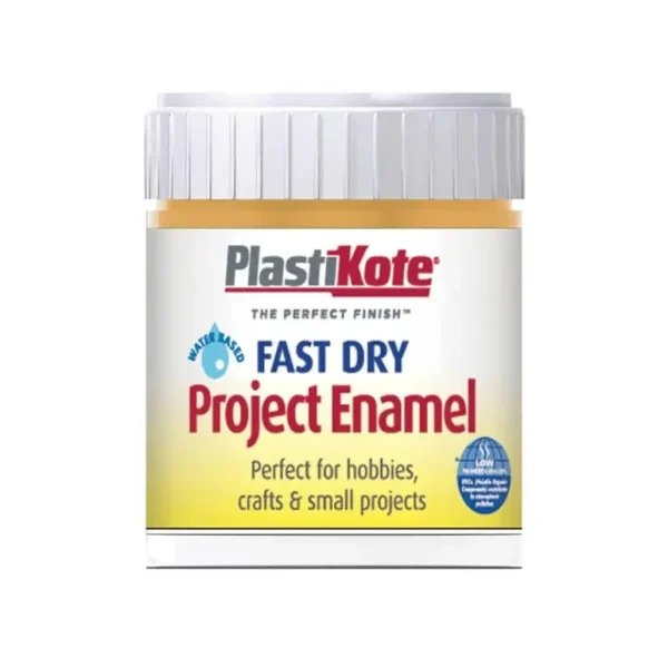 PLASTIKOTE B11 FAST DRY PROJECT ENAMEL PAINT 59ML - SUNSHINE YELLO