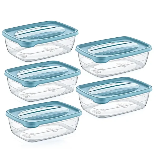 HOBBY LIFE TRENDBOX RECTANGULAR FOOD CONTAINER 3LTR PACK OF 5