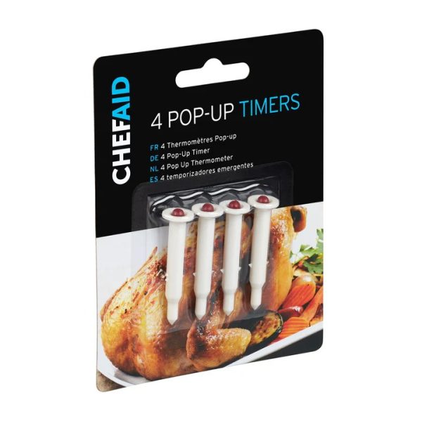 CHEF AID POP UP TIMERS PACK OF 4