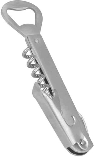 METALTEX INOX STAINLESS STEEL 5 IN 1 LIMONADIER CORKSCREW