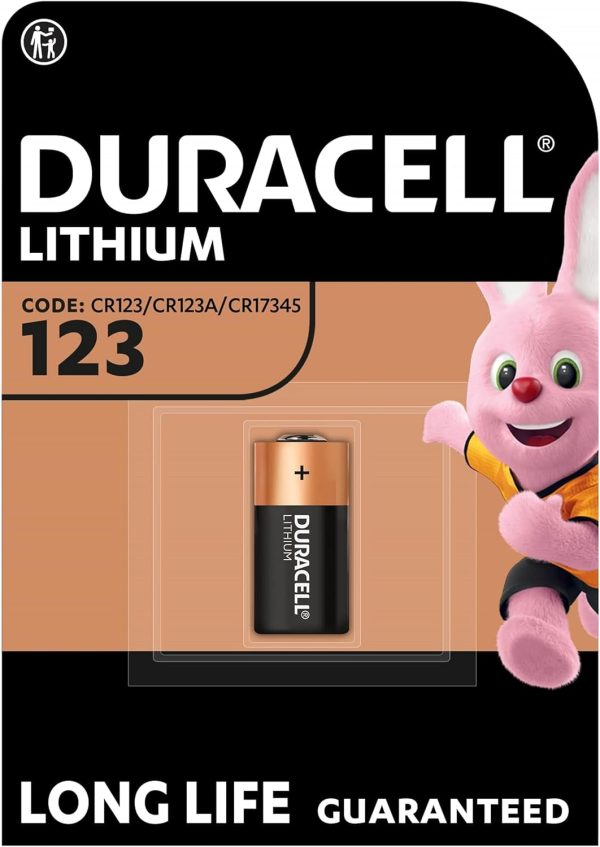 DURACELL CR123 3V LITHIUM BATTERY