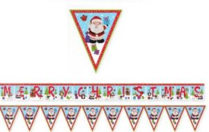 CUTE DESIGN CHRISTMAS BANNER AND BUNTING