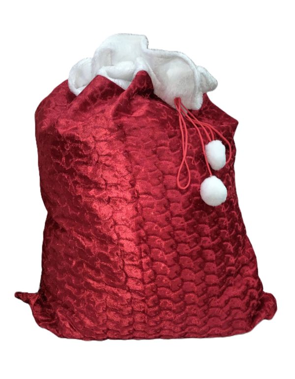 DELUXE GIANT CHRISTMAS / XMAS SANTA SACK 77CM X 60CM SGNT (I.E. STOCKING IDEAL PRE?