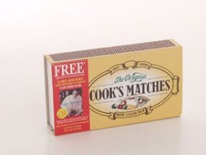 THE ORIGINAL COOKS SAFETY MATCHES BOX PACK OF 12