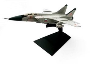 RUSSIAN PLANE MIG-31 WITH STAND