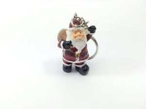 NOVELTY FANCY CHRISTMAS XMAS KEYRING KEY CHAIN STOCKING SACK FILLER SECRET SANTA GIFT