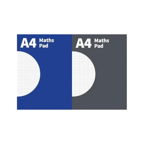 A4 ASSORTED COLOURS MATHS PAD