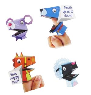MAKE YOUR OWN FINGER PUPPETS ANIMALS