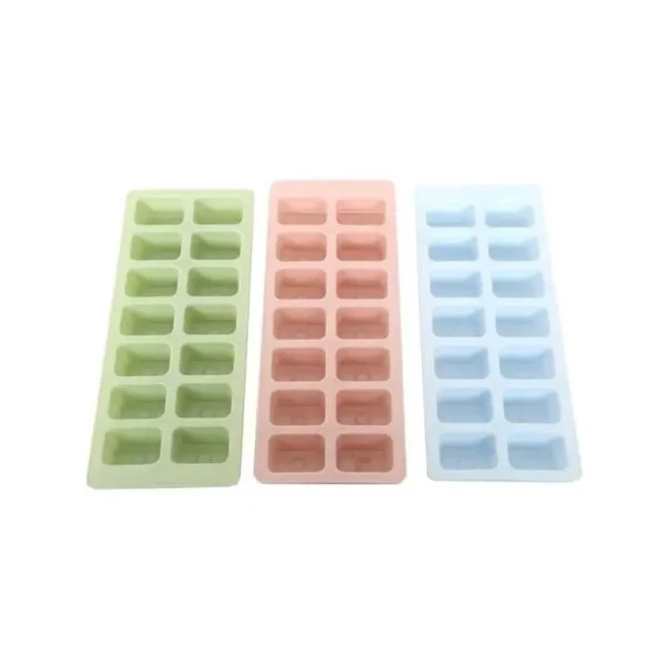 ASSORTED PASTEL COLOUR 2 IN A PACK ICE CUBE TRAY