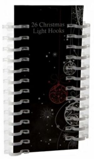26 CHRISTMAS LIGHT HOOKS