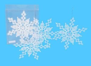 16.5CM SNOWFLAKES FOR FROZEN THEMED PARTY - PACK OF 1