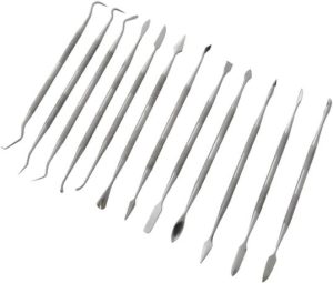 AMTECH WAX CARVING / SCULPTING TOOLS SET PACK OF 12