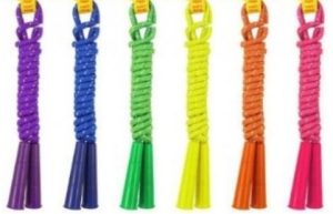 ASSORTED COLOUR BRIGHT SPORTS SKIPPING ROPE