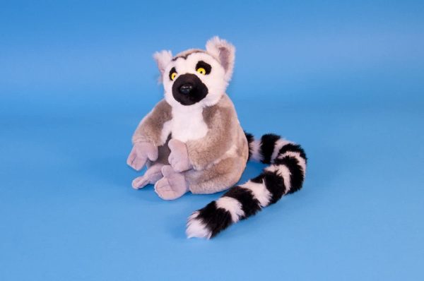 SITTING RING TAIL LEMUR 20CM