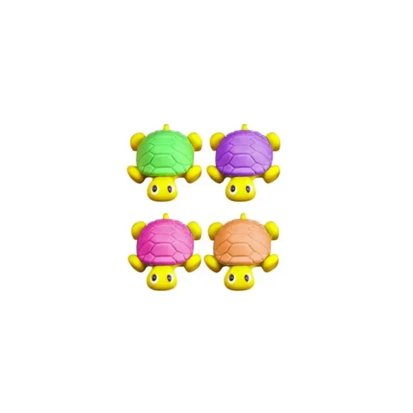 TURTLE SHAPED 3D BUILDABLE NOVELTY RUBBER ERASER - 1 PC