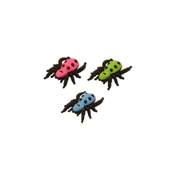 SPIDER - SHAPED 3D BUILDABLE NOVELTY RUBBER / ERASER (ONE SUPPLIED)