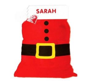MAKE YOUR OWN CHRISTMAS SANTA SACK WITH LETTERS