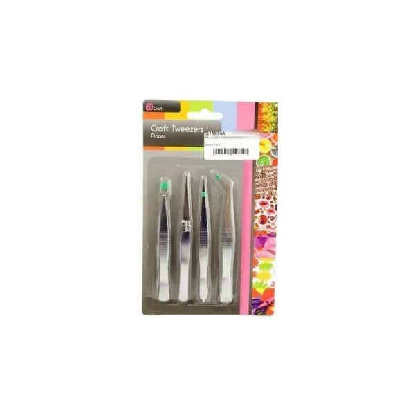 VALUE TWEEZER SET FOR ART AND CRAFTS [ HH2352A ]