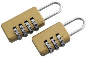 AMTECH COMBINATION PADLOCK PACK OF 2