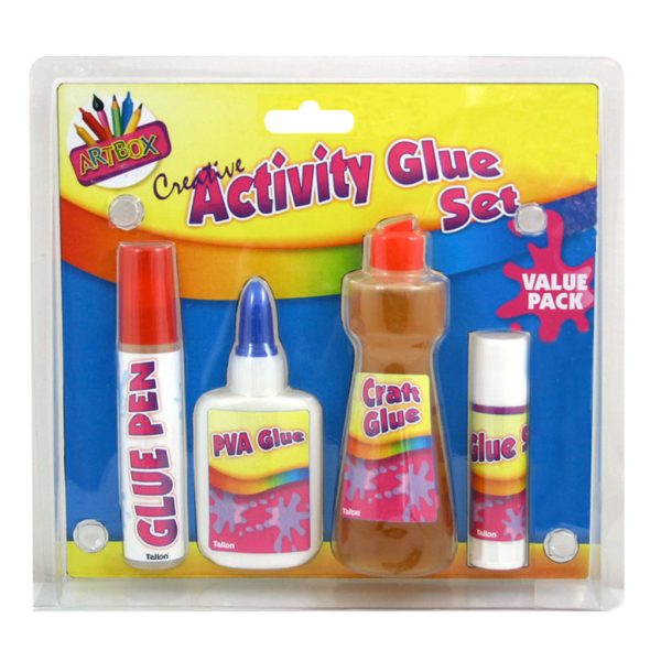 CREATIVE ACTIVITY 4 PIECE GLUE SET