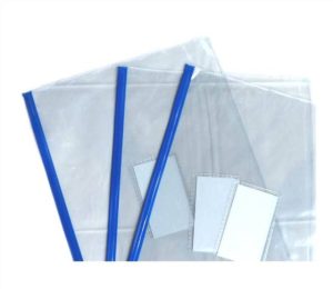 TALLON ZIP TOP DOCUMENT WALLETS - A4 BLUE -PACK OF 3