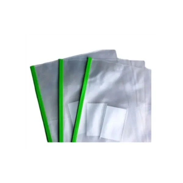 TALLON ZIP TOP DOCUMENT WALLETS - A4 GREEN -PACK OF 3