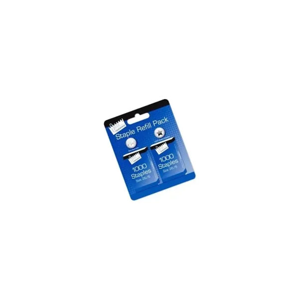 TALLON NO 26 STAPLES - PACK OF 2 X 1000