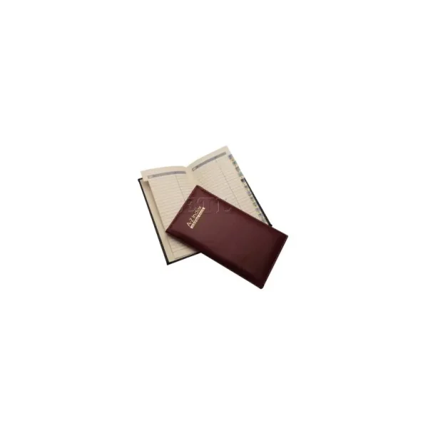 TALLON SLIM EXEC PADDED ADDRESS BOOK - BURGUNDY