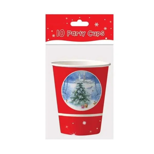 10 CHRISTMAS CUPS 9 OZ