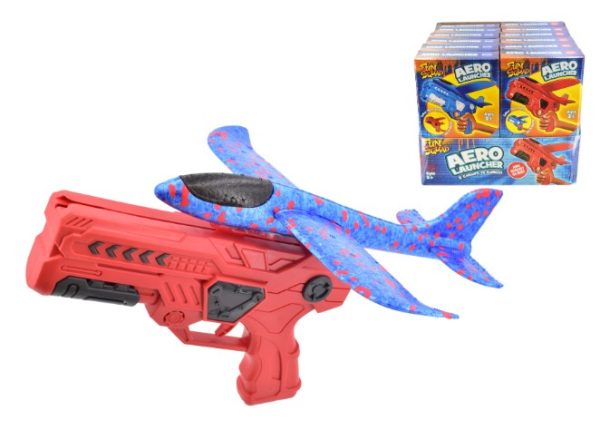 FUN SQUAD SMALL FOAM AEROPLANE & GUN IN CBX IN DBX