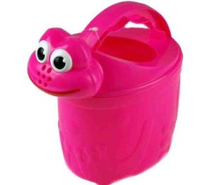 CHILDREN`S FROG WATERING CAN (PINK)