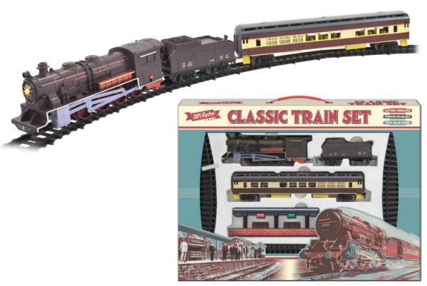 LARGE TRAIN SET RETRO 4885