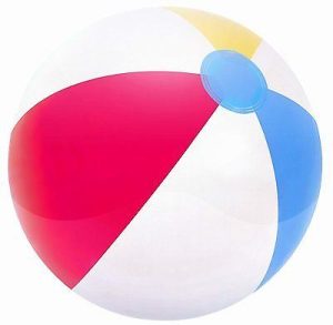 INFLATABLE BLOW UP PANEL BEACH BALL 20 INCH 51CM