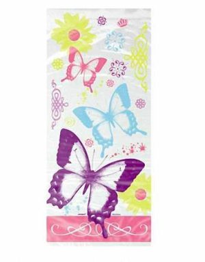 BUTTERFLY CHIC CELLO PARTY BAGS PACK OF 20
