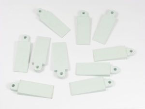 WHITE SOFT RUBBER WINDOW WEDGES DOOR STOPPER