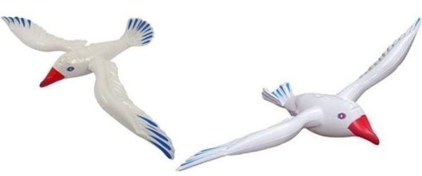 INFLATABLE SEAGULL 76CM GREAT FOR BEACH SCENES