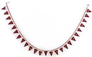 CHRISTMAS FELT ADVENT BUNTING 3.15M / 10 FEET
