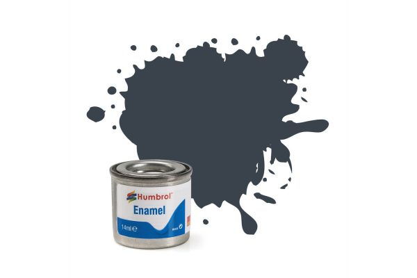 HUMBROL ENAMEL PAINT NO. 32 14ML - MATT DARK GREY