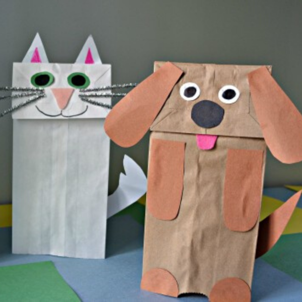 CHILDRENS MAKE YOUR OWN 3D BAG PIG / DOG / CAT ONLY ONE SUPPLY