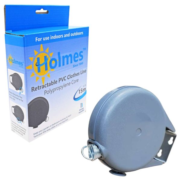 HOLMES PVC LOTHES LINE WITH PP CORE 15M