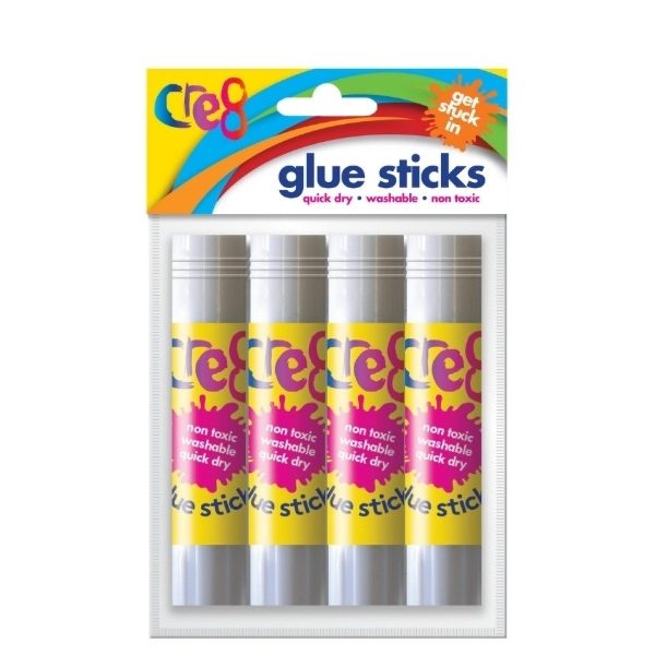 CR8 ASSORTED GLUE SET PACK OF 4