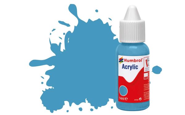 HUMBROL NO.89 MATT MID BLUE PAINT 14ML