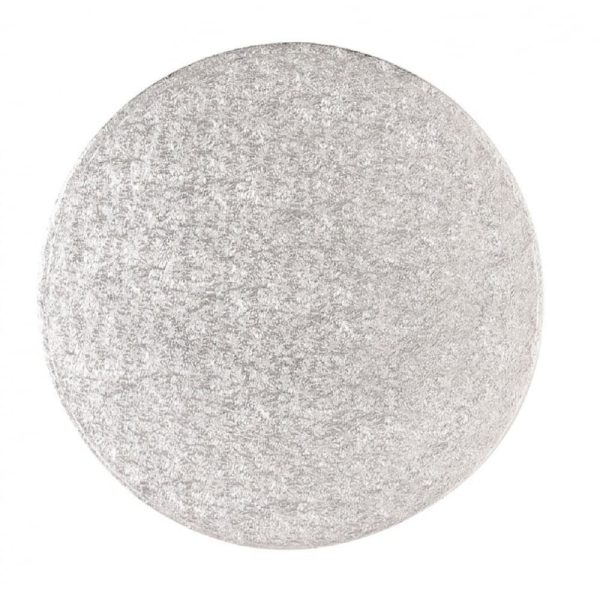 DORIC 11 INCH ROUND SILVER DOUBLE THICK CAKE BOARDS PACK OF 10