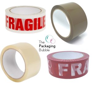 HUL FRAGILE PACKING BUFF TAPE 48MM X 60M PACK OF 6