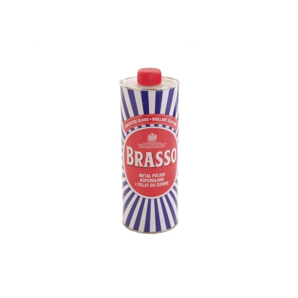 BRASSO LIQUID 1 LITRE FOR METAL BRASS COPPER CHROME POLISH